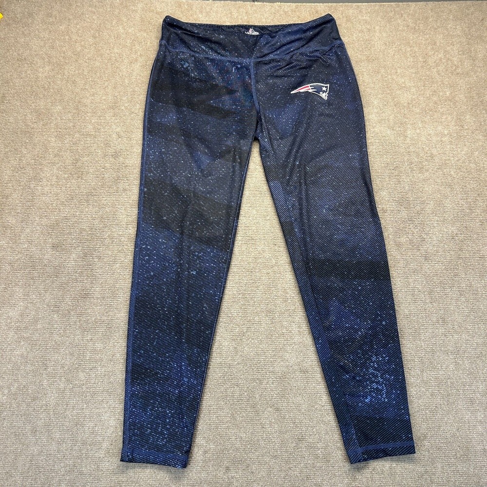 New England Patriots Legging Pants Women's Medium Majestic Fan Fashion Coolbase